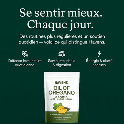 HAVENS™ Oil of Oregano Softgels